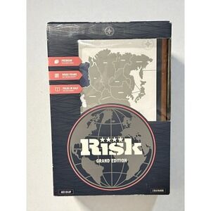 Risk Grand Edition Deluxe Wood Cabinet WS Game Co NEW Sealed